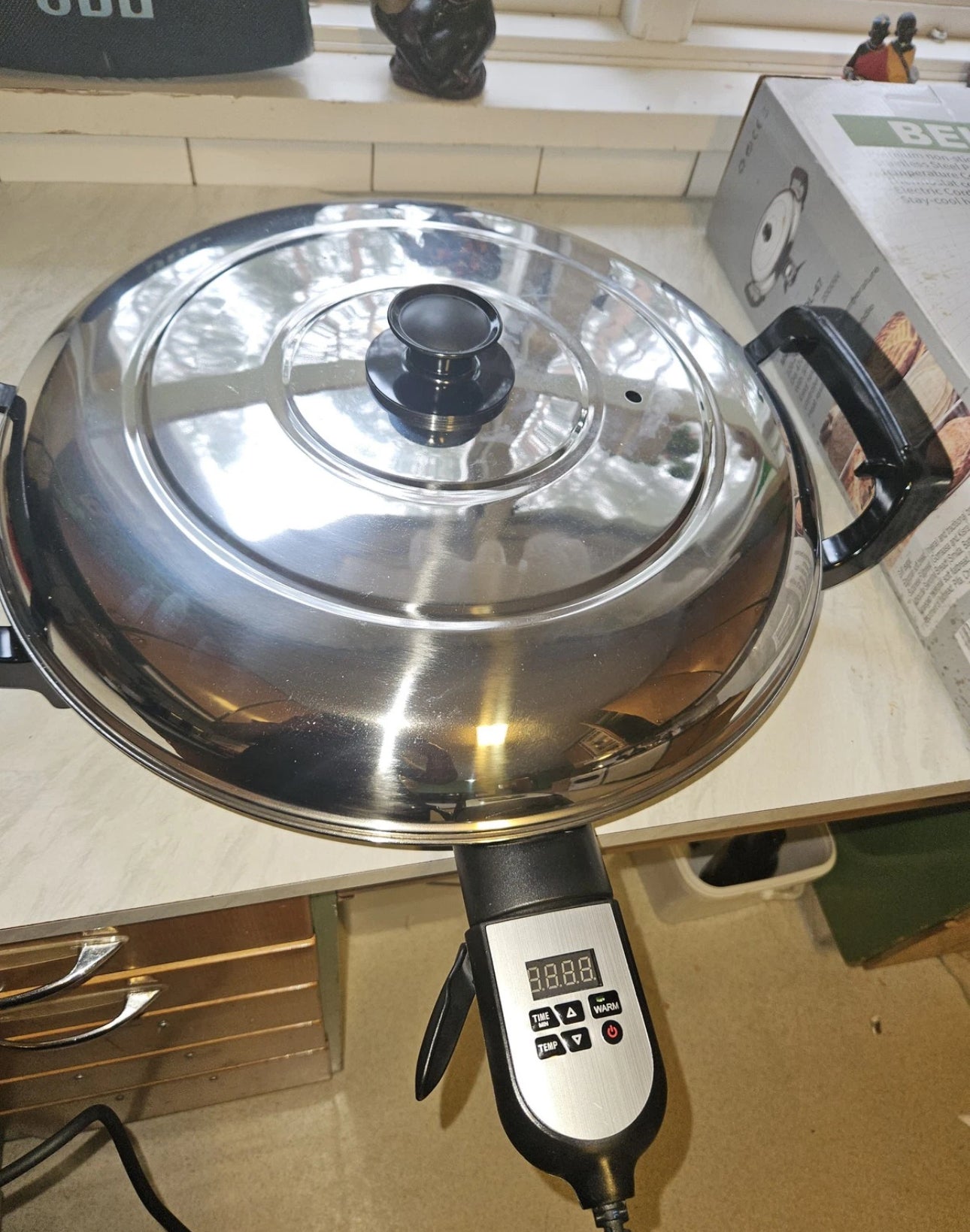 Mitad ምጣድ | 47cm | Mogogo ሞጎጎ | Electric Stove ኤሌክትሪክ | Injera እንጀራ አያያዝ
